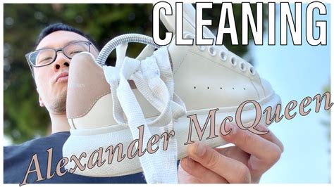 how to clean alexander mcqueens sneakers.